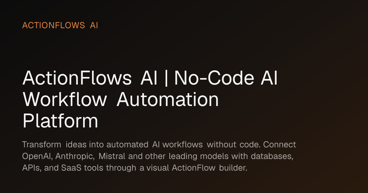 ActionFlows